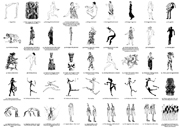 Nancy Spero's Alphabet Of Hieroglyphs - Two Posters