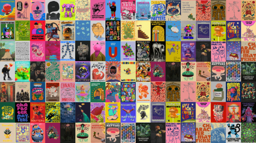 Character Matters! 100 postcards box Character Matters! 100 postcards box