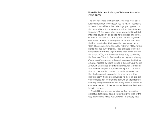 Nicolas Bourriaud - Relational Aesthetics Nicolas Bourriaud - Relational Aesthetics