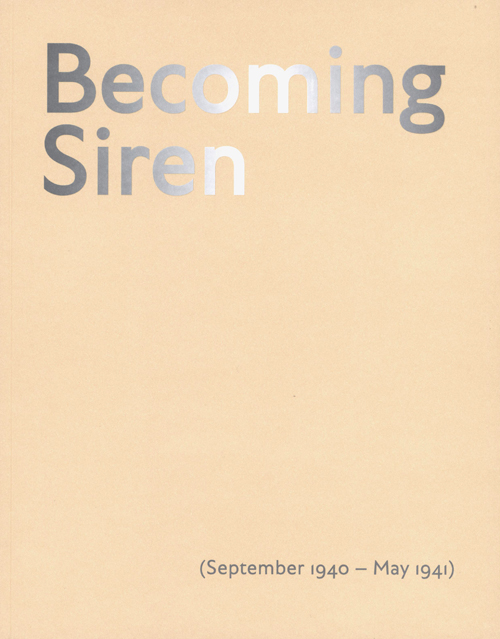 Alexandra Hopf - Becoming Siren (September 1940 - May 1941)