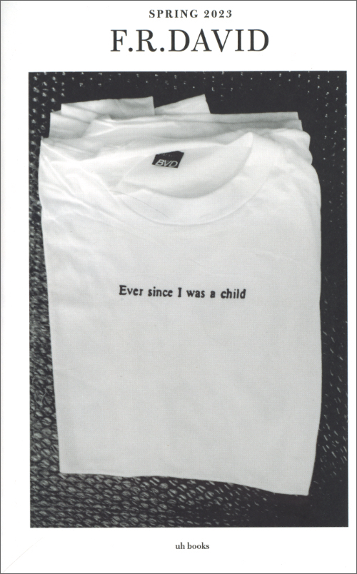 F.R. David Spring 2023 Zeros and Ones F.R. David Spring 2023 Zeros and Ones