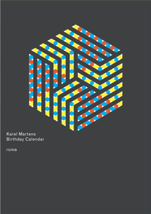Karel Martens - Birthday Calendar