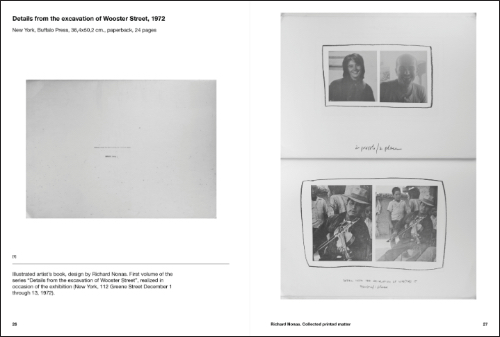 Richard Nonas - Collected printed matter 1971-2020