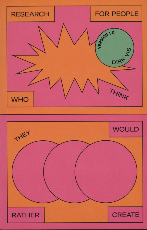 Research For People Who (Think They) Would Rather Create Research For People Who (Think They) Would Rather Create