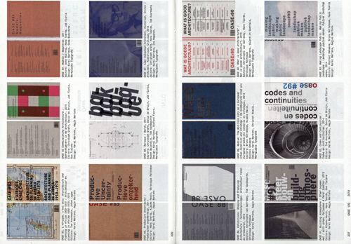 Oase 100: The Architecture Of The Journal Oase 100: The Architecture Of The Journal