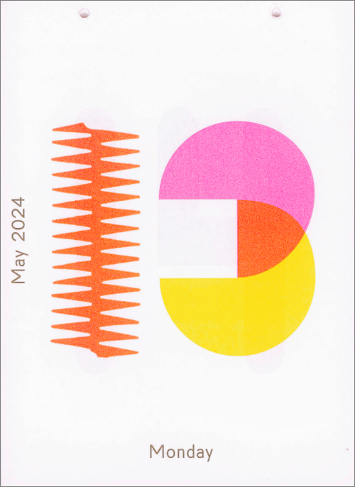 Karel Martens - Calendar 2024 / Every day is a new day