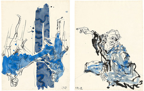 Georg Baselitz - Visit From Hokusai
