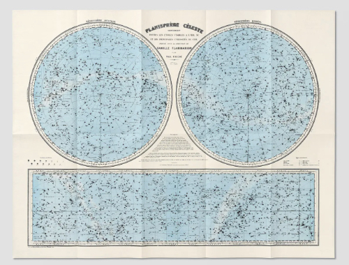 Celestial Planisphere (1884) Map