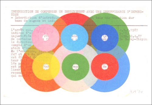 Karel Martens 12 Postcards Set