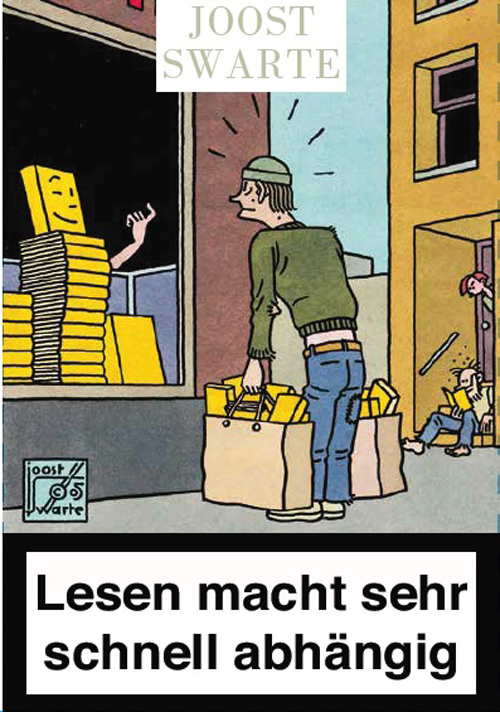 Joost Swarte - Lesen Macht Sehr Schnell Abhangig (Postcards)