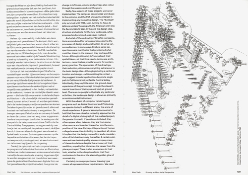 Oase 107: The Drawing In Landscape Design And Urbanism