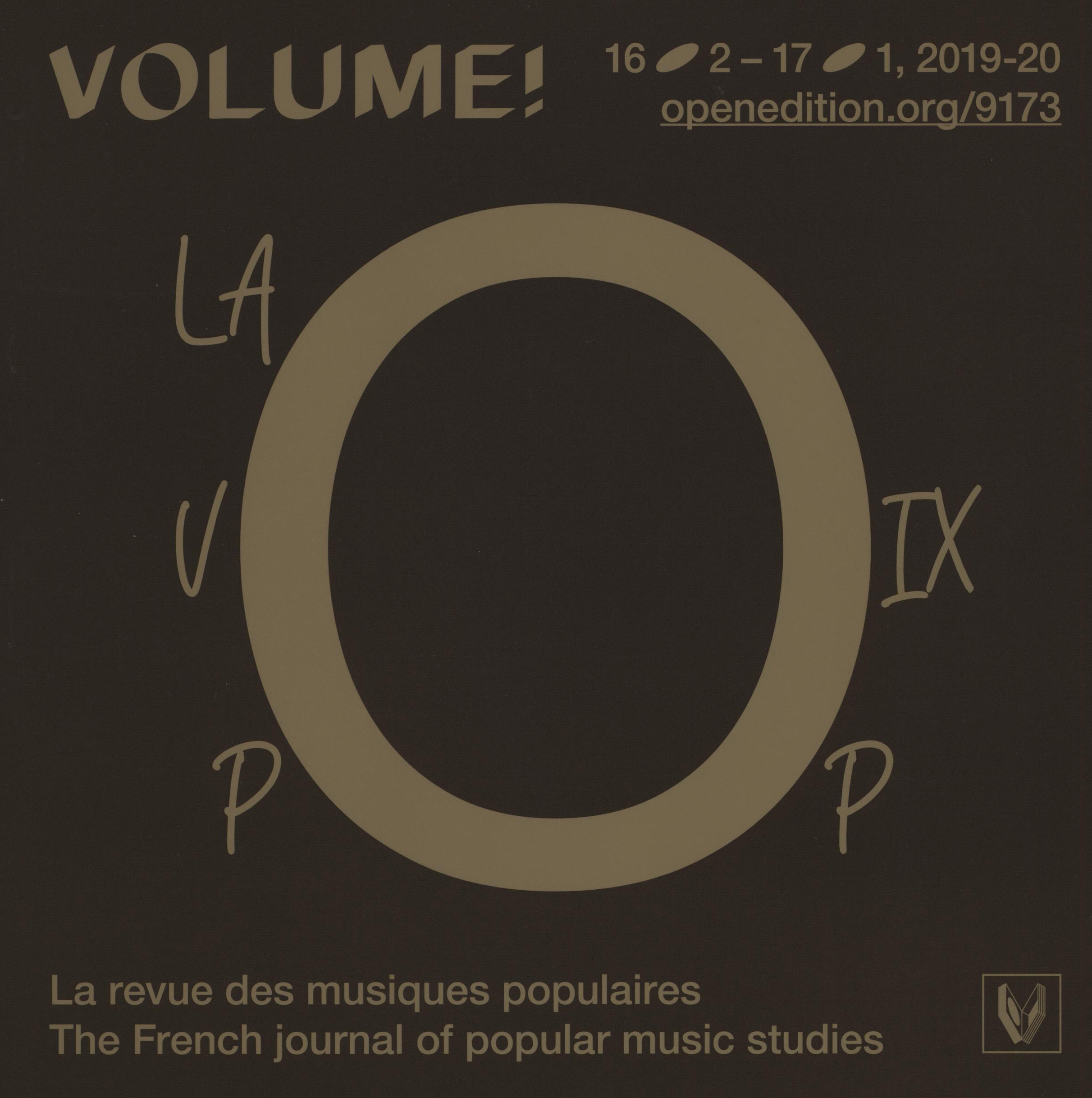 Volume! #16-2 La Voix Pop