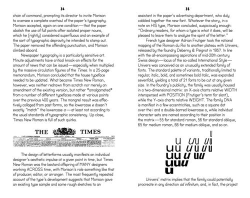 Notes on the Type, Time, Letters & Spirits Notes on the Type, Time, Letters & Spirits
