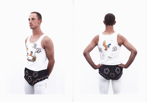 Tek Hod - Embroidered Wrestlers Of The North - David Ellison Tek Hod - Embroidered Wrestlers Of The North - David Ellison