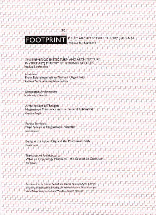 Footprint 30: Epiphylogenetic Turn And Architecture