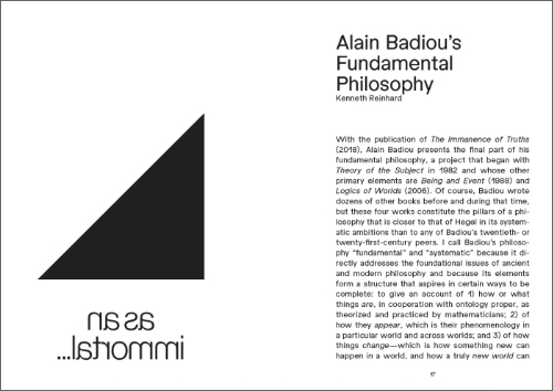 Alain Badiou - Sometimes, We Are Eternal