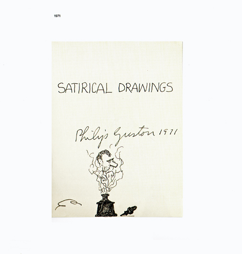 Philip Guston - Nixon Drawings 1971 & 1975