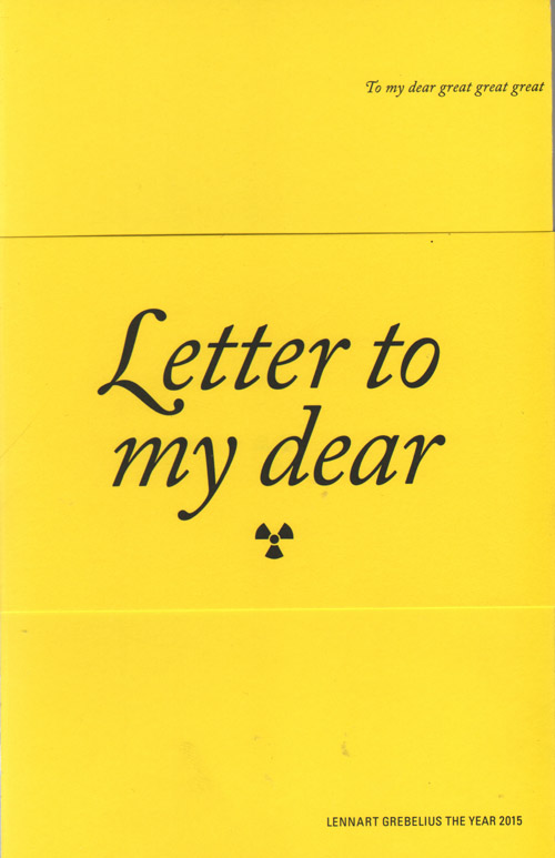 Letter To My Dear