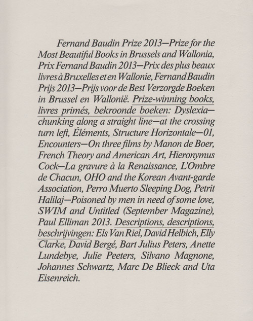 Fernand Baudin Prize 2013 Fernand Baudin Prize 2013