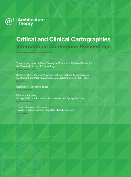 Critical And Clinical Carthographies - International Conference Proceedings Critical And Clinical Carthographies - International Conference Proceedings