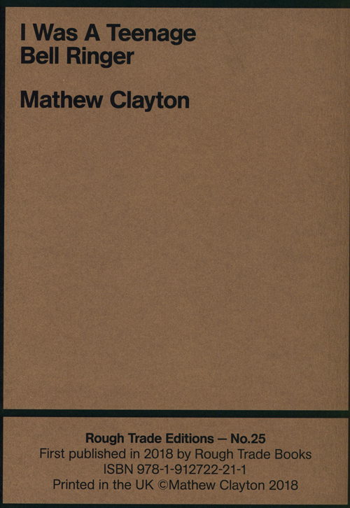 Mathew Clayton - I Was A Teenage Bell Ringer