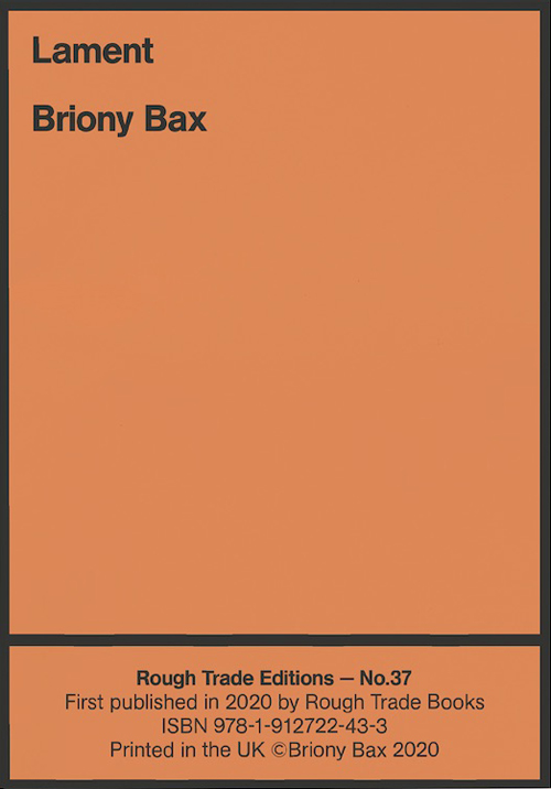Briony Bax - Lament