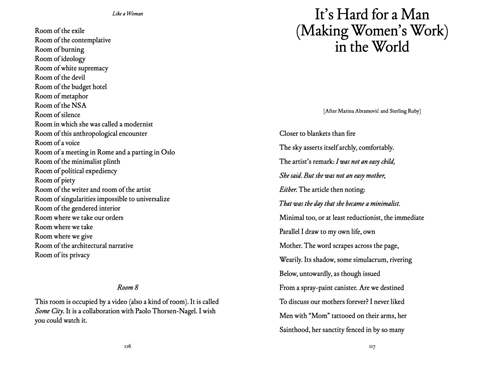 Like a Woman Essays, Readings, Poems Like a Woman Essays, Readings, Poems