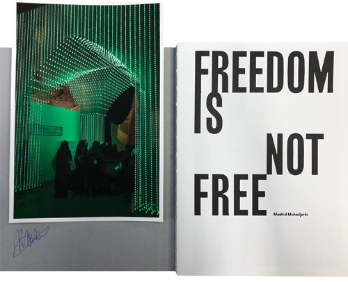 Mashid Mohadjerin - Freedom Is Not Free Deluxe Edition Signed And With A Print