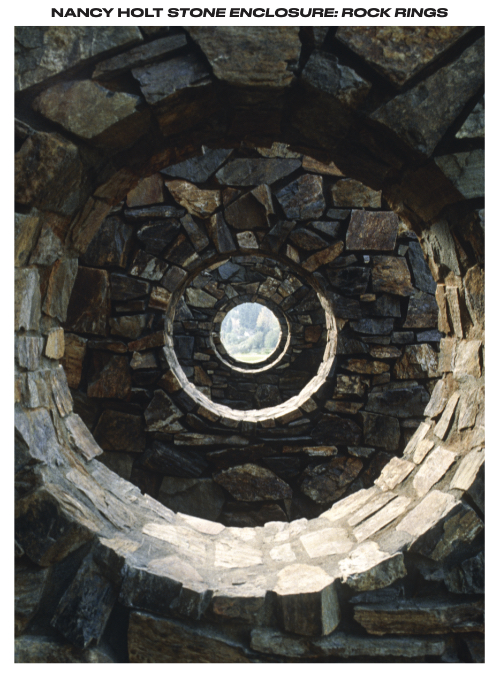 Nancy Holt - Stone Enclosure: Rock Rings