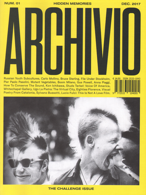 Archivio 01: The Challenge Issue Archivio 01: The Challenge Issue