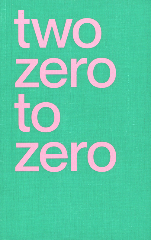 Two Zero To Zero 2020 Diary