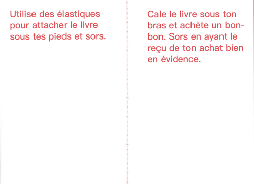 David Horvitz - Comment Voler Des Livres David Horvitz - Comment Voler Des Livres