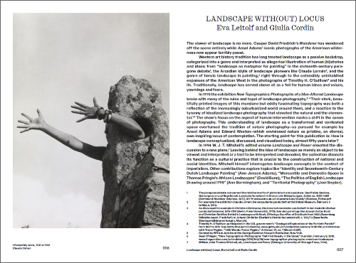 Landscape with(out) Locus Landscape with(out) Locus