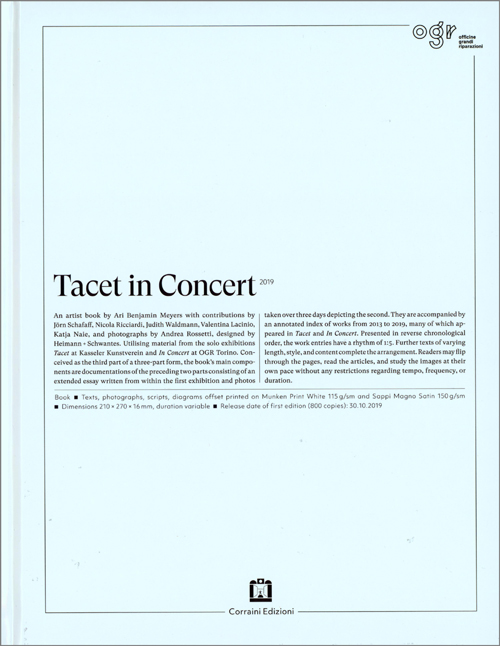 Ari Benjamin Meyers - Tacet In Concert Ari Benjamin Meyers - Tacet In Concert