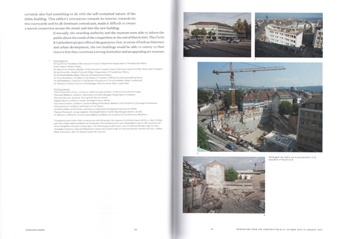 Christ & Gantenbein The Making of the New Building Kunstmuseum Basel Christ & Gantenbein The Making of the New Building Kunstmuseum Basel