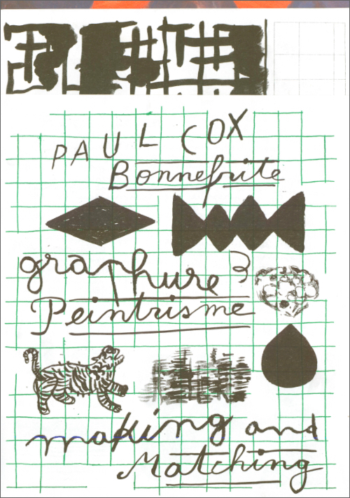 Graphure et Peintrisme n°3 - Benoît Bonnemaison-Fitte and Paul Cox
