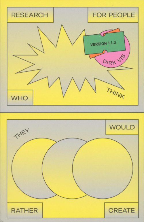 Research For People Who (Think They) Would Rather Create Research For People Who (Think They) Would Rather Create