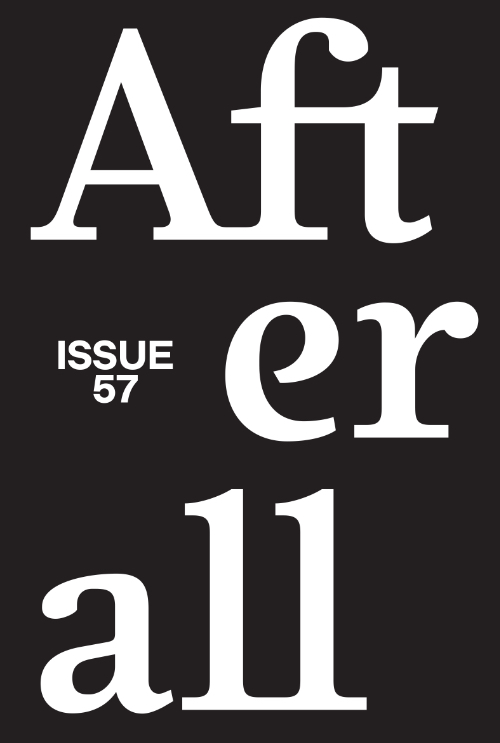 Afterall #57 – Palestine and the World