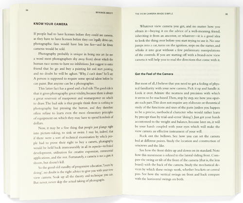 Berenice Abbott - Selected Writings