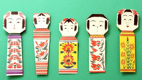 Cochae Kokeshi Origami