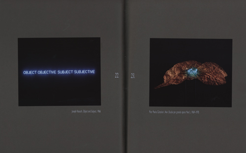 Joseph Kosuth - Neon In Contextual Play