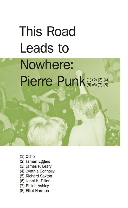 This Road Leads To Nowhere: Pierre Punk