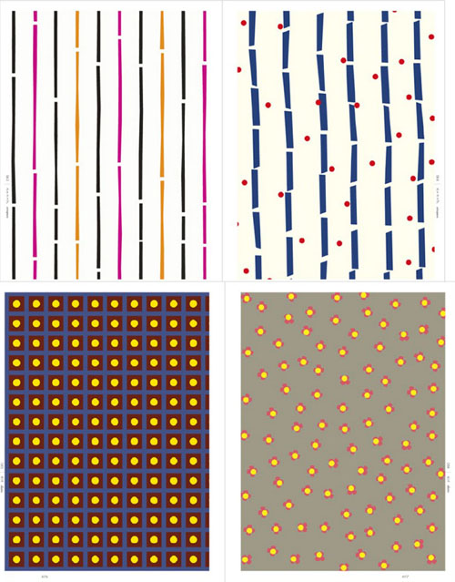 Petit Pattern Book: Dots & Stripes (Including Cd-Rom)