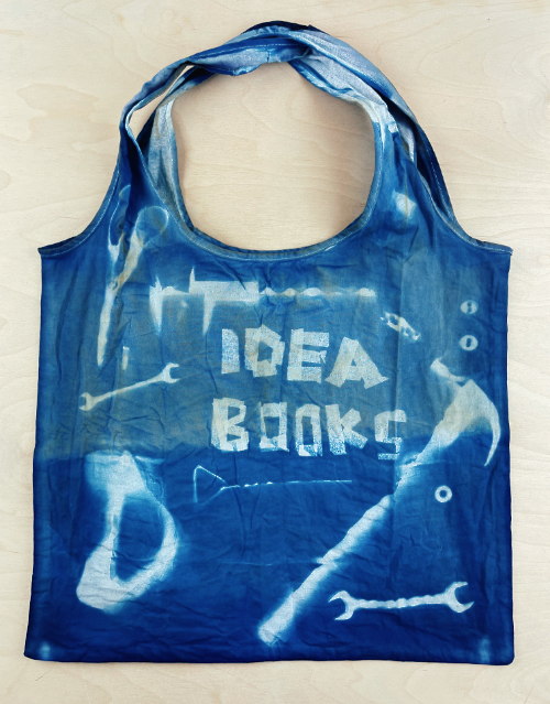Solar Print Cyanotype Tote Bag (new bag)