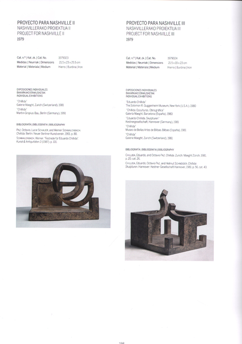 Eduardo Chillida - Catalogue Raisonne of Sculpture II (1974-1982)