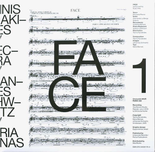 Yannis Kyriakides, Johannes Schwartz, Maria Barnas - Face Vinyl Lp In Gatefold