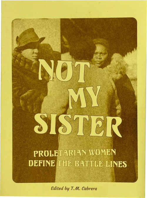 Not My Sister - Proletarian Women Define the Battle Lines