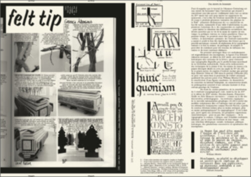 Revue Faire 43 - A typeface: "Typographic writing"