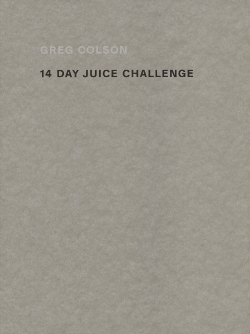 Greg Colson - 14 Day Juice Challenge