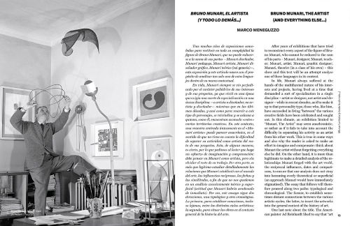 Bruno Munari - El artista / The artist Bruno Munari - El artista / The artist